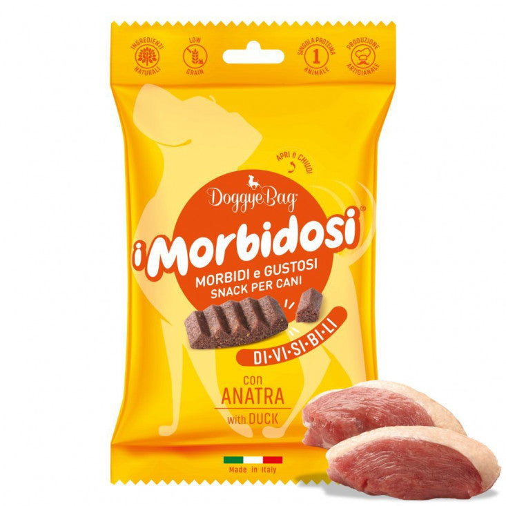 DoggyeBag I Morbidosi con Anatra 90 g DoggyeBag I Morbidosi con Anatra 90 g